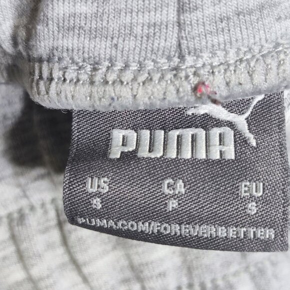 Puma jogger pants women's size S grey tapered - Picture 5 of 13